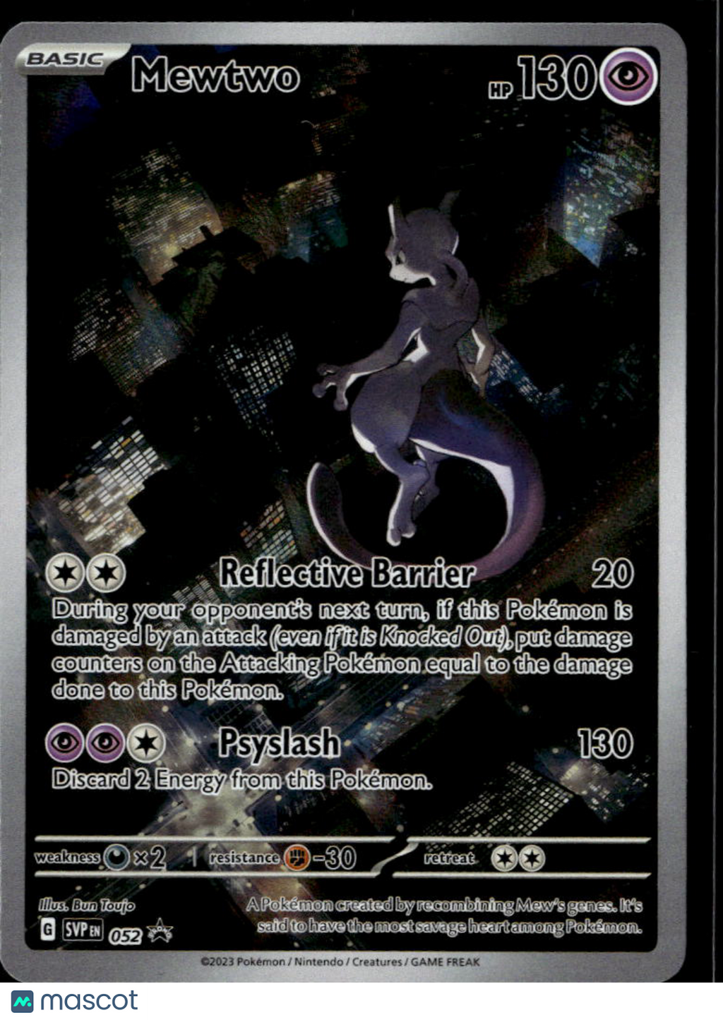 Mewtwo Scarlet & Violet Holo Black Star Promo #SVP EN 052