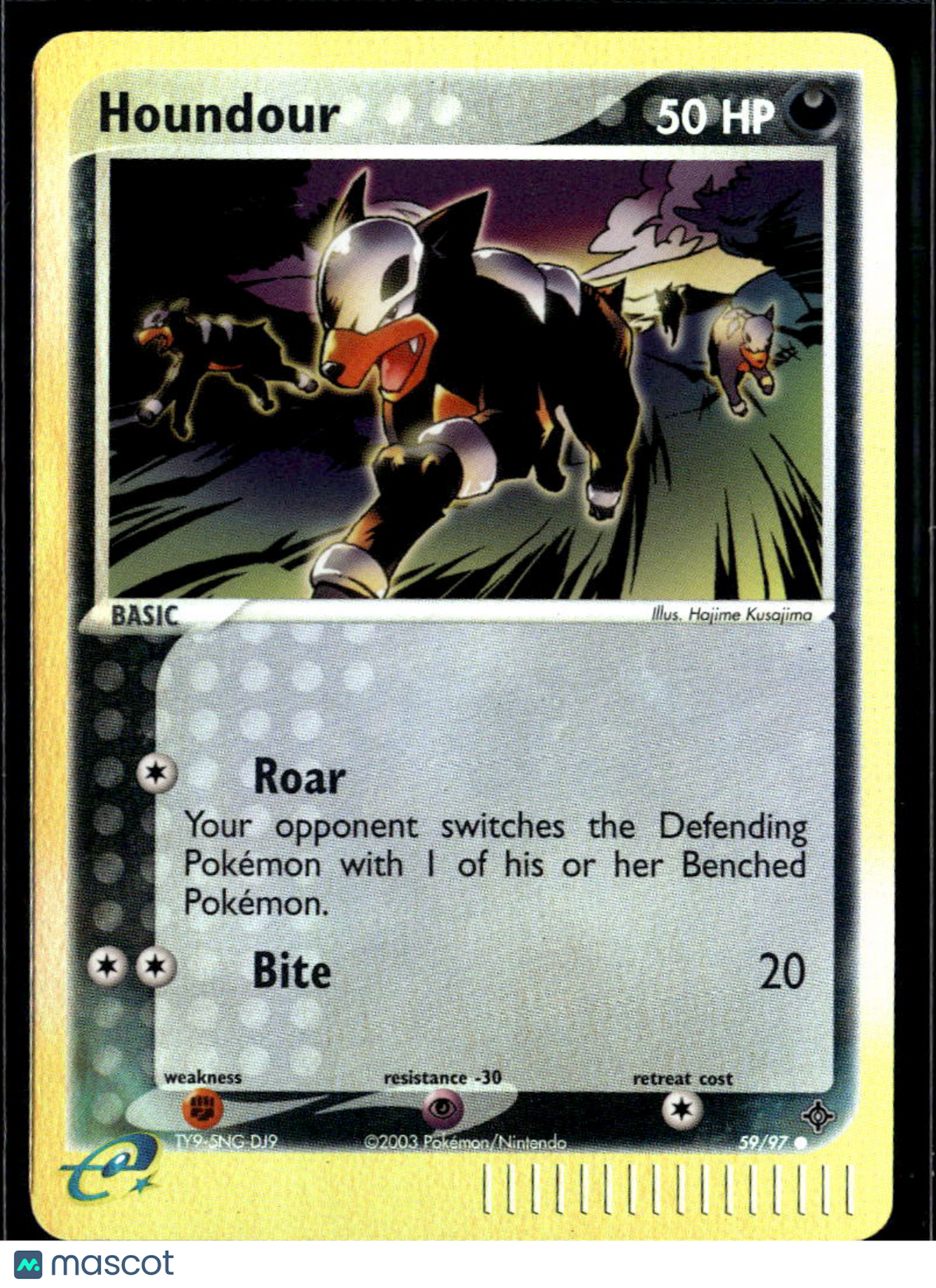 Houndour 2003 EX Sandstorm #59/97