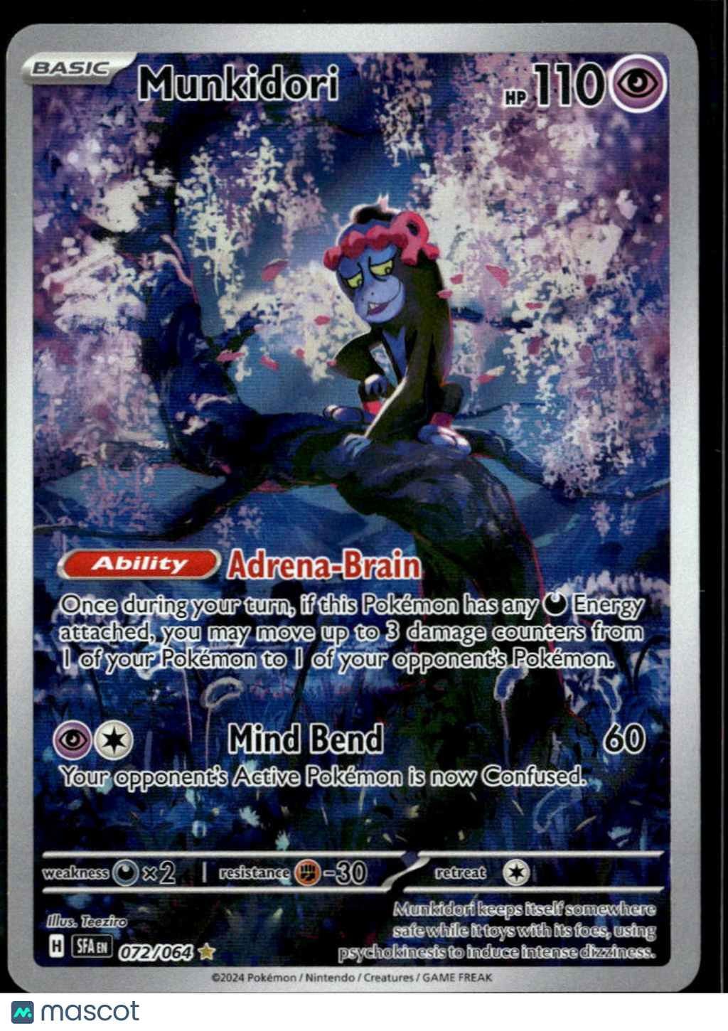 Munkidori 2024 Shrouded Fable Holo Secret Rare #72/64