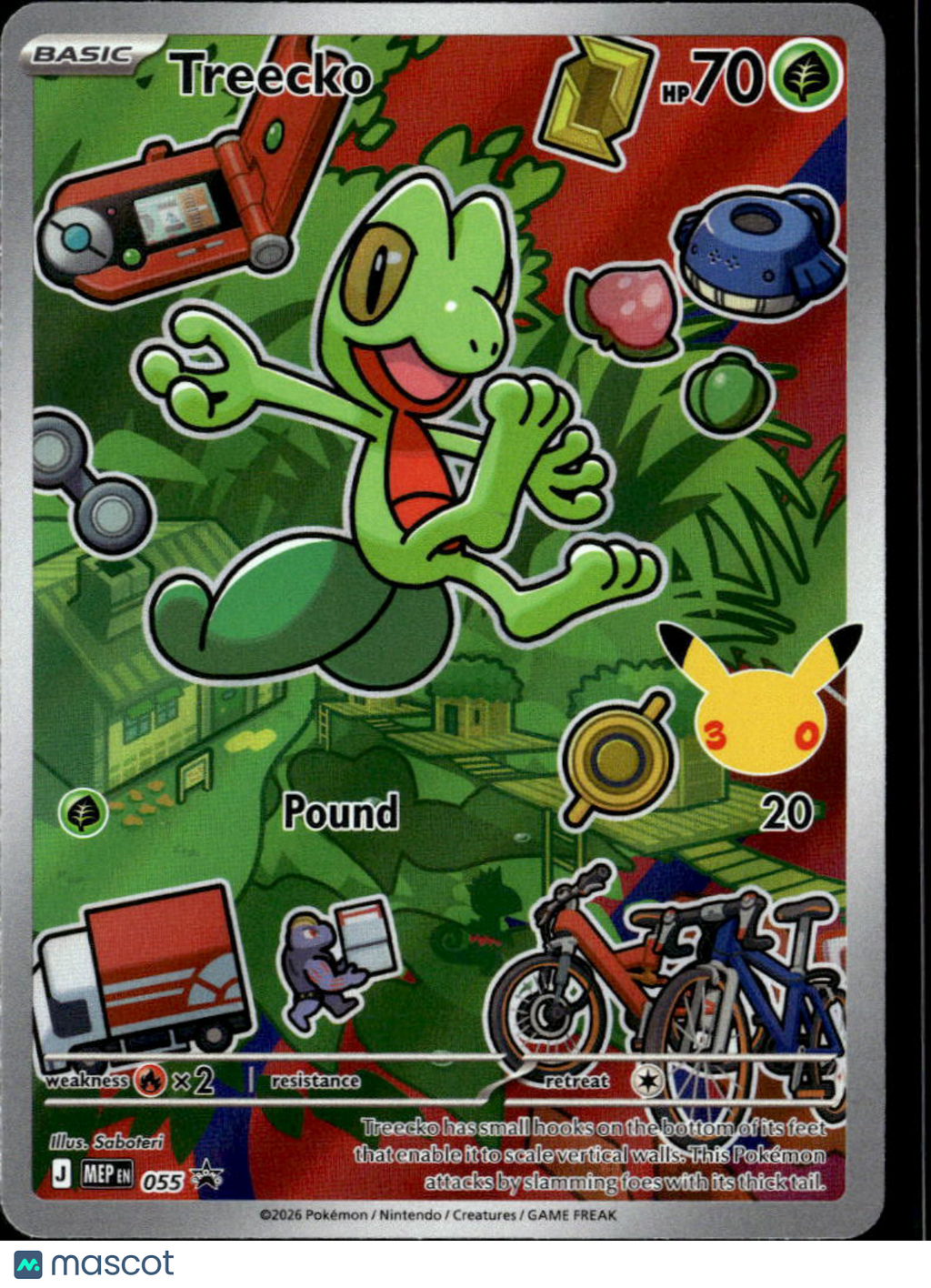 Treecko Mega Evolution Holo Black Star Promo FA #MEP EN 055