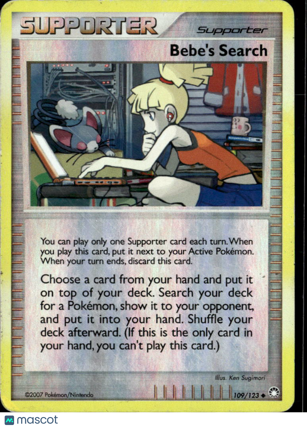 Bebe's Search 2010 Mysterious Treasures Reverse Holo Uncommon #109/123