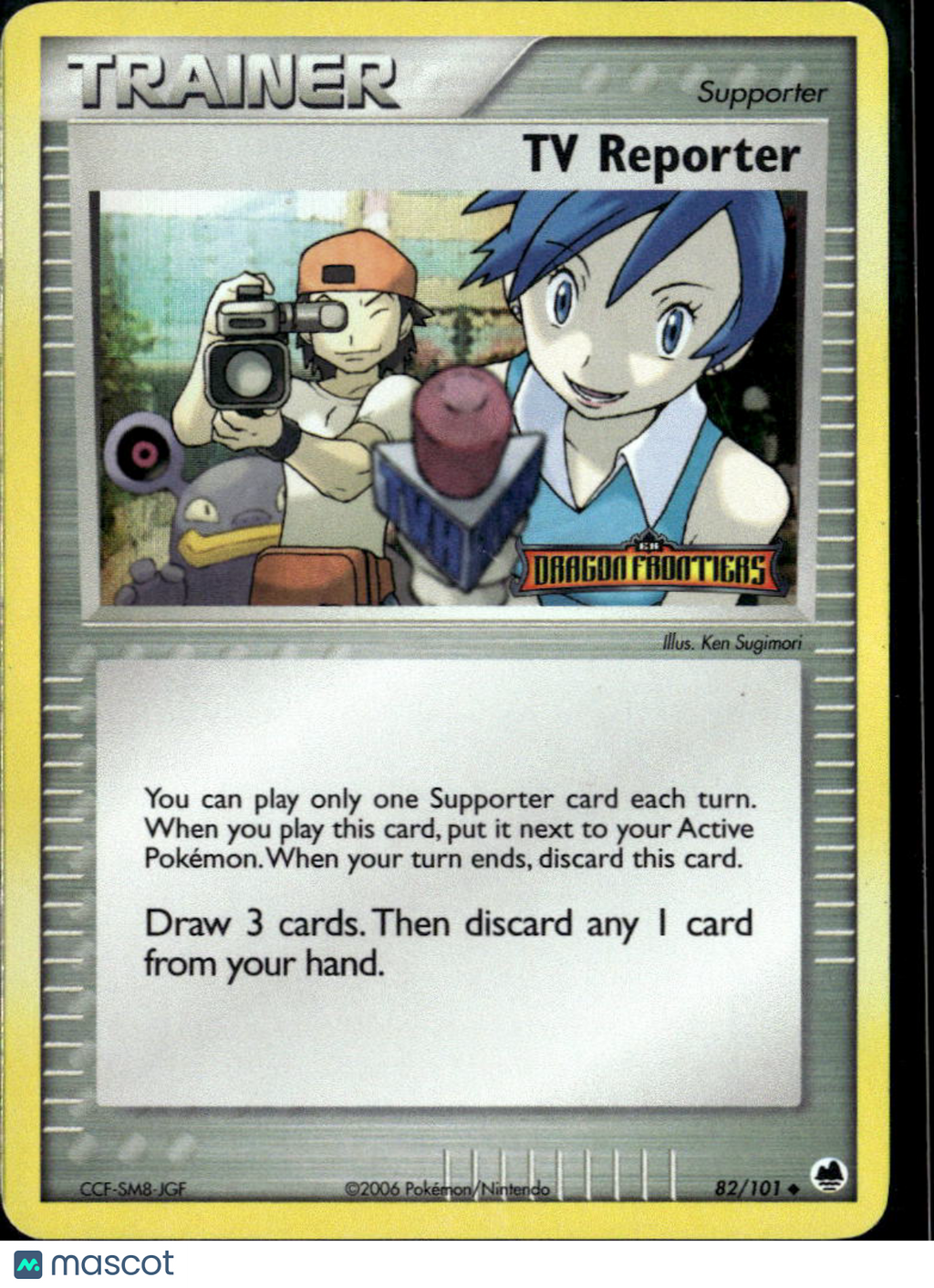 TV Reporter 2009 EX Dragon Frontiers Reverse Holo Uncommon #82/101