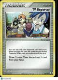 TV Reporter 2009 EX Dragon Frontiers Reverse Holo Uncommon #82/101