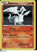 Reshiram 2011 Black & White Holo Rare #26/114