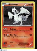 Reshiram 2011 Black & White Holo Black Star Promo #BW04