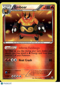 Emboar 2011 Black & White Reverse Holo Rare #20/114