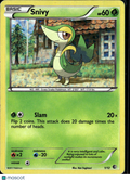 Snivy 2011 Black & White Holo #1/12