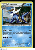 Samurott 2011 Black & White Rare #31/114