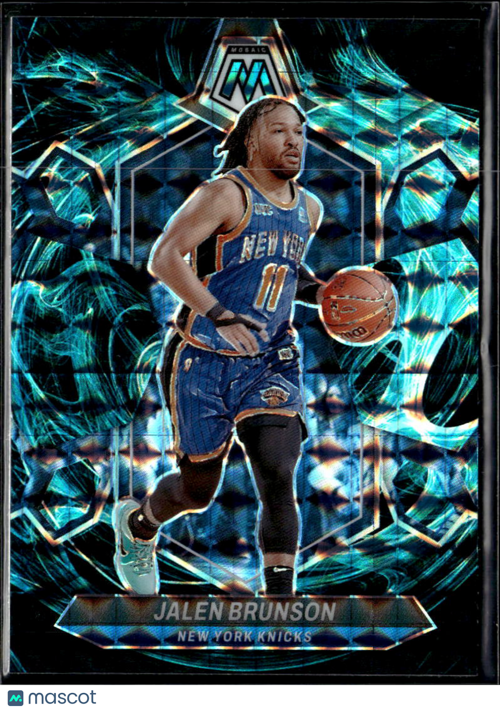 Jalen Brunson 2023-24 Mosaic Genesis Prizm SSP SHORTPRINT New York Knicks