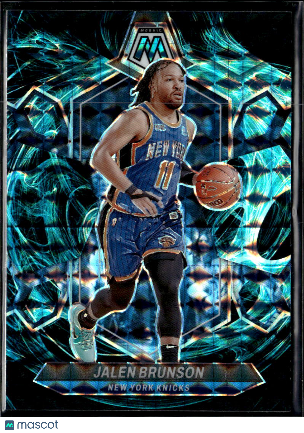 Jalen Brunson 2023-24 Mosaic Genesis Prizm SSP SHORTPRINT New York Knicks