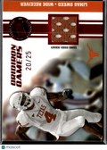 Limas Sweed 2009 Press Pass Game Worn Jersey Patch RC 20/25 Texas Longhorns