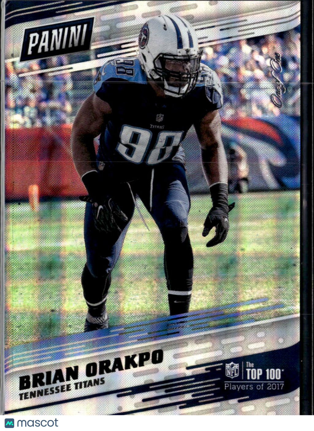 Brian Orakpo 2017 Panini Football 1/1 Texas Longhorns Tennessee Titans
