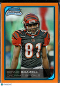 Bennie Brazell 2006 Bowman Chrome Orange Refractor RC 7/25 Cincinnati Bengals