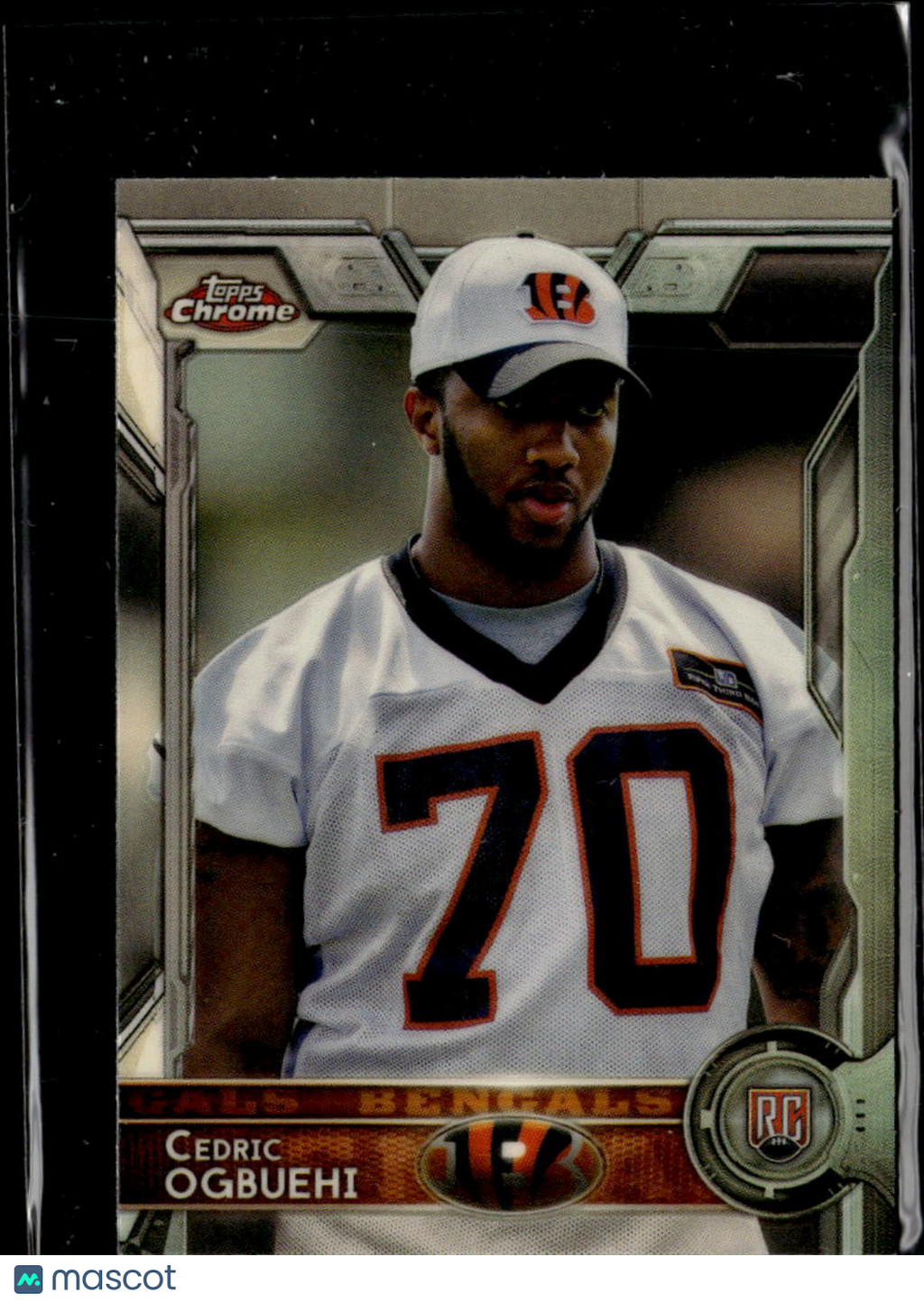 Cedric Ogbuehi 2015 Topps Chrome Mini SUPERFRACTOR 1/1 RC Cincinnati Bengals A&M