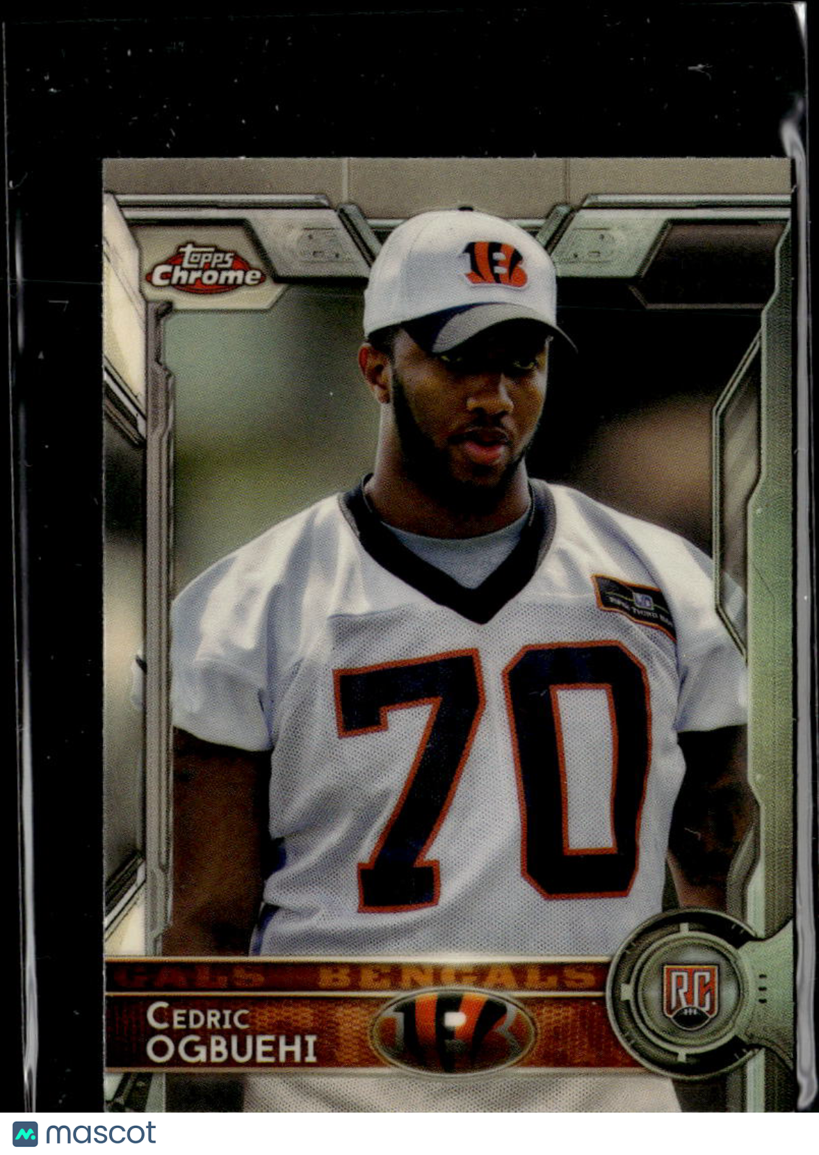 Cedric Ogbuehi 2015 Topps Chrome Mini SUPERFRACTOR 1/1 RC Cincinnati Bengals A&M