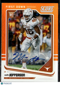 Malik Jefferson 2018 Score Orange Auto Autograph RC 9/10 Texas Longhorns