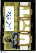 Michael Huff 2006 Topps Triple Threads Auto Autograph Patch 3/9 Texas Longhorns