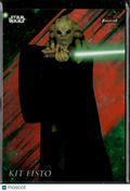 Kit Fisto 2018 Topps Finest Orange Refractor 2/25 Star Wars #58