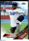 Kendrick Lamar 2016 Topps Chrome First Pitch REFRACTOR #20 Los Angeles Dodgers