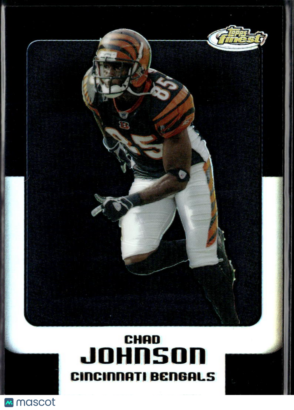 Chad Johnson 2006 Topps Finest Black Refractor 71/99 Cincinnati Bengals