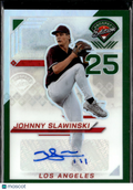 Johnny Slawinski 2025 Panini Prospect Auto Autograph RC LA Angels