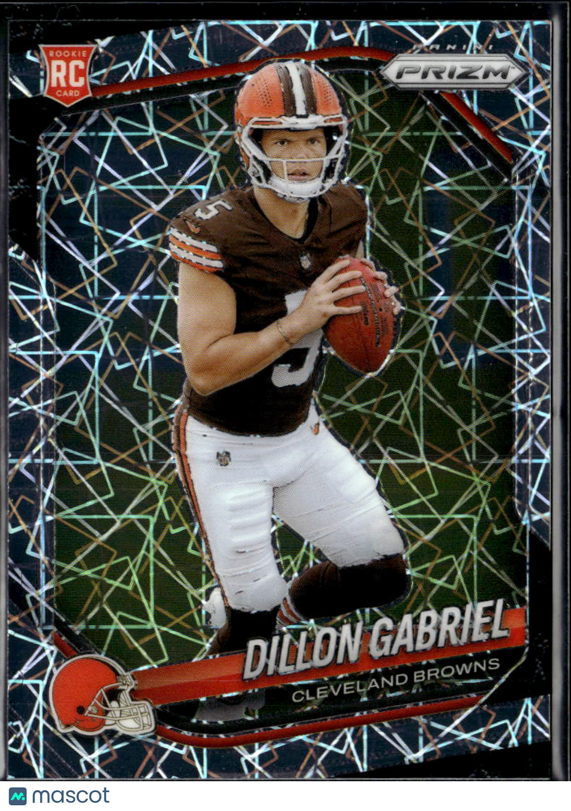 Dillon Gabriel 2025 Panini Prizm Lazer Prizm Rookie RC Cleveland Browns