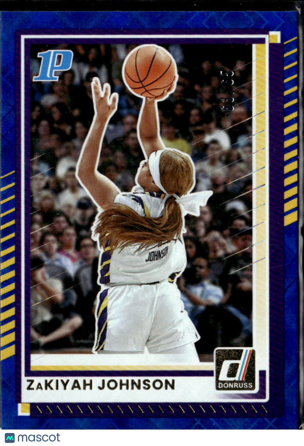 Zakiyah Johnson 2025 Panini Donruss Blue Parallel 63/65