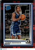 Jahmai Mashack 2025 Panini Donruss Red Plaid RC 35/75 Memphis Tigers