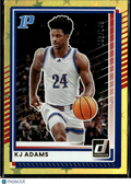 KJ Adams 2025 Panini Donruss Gold Stars 83/149 Kansas Jayhawks