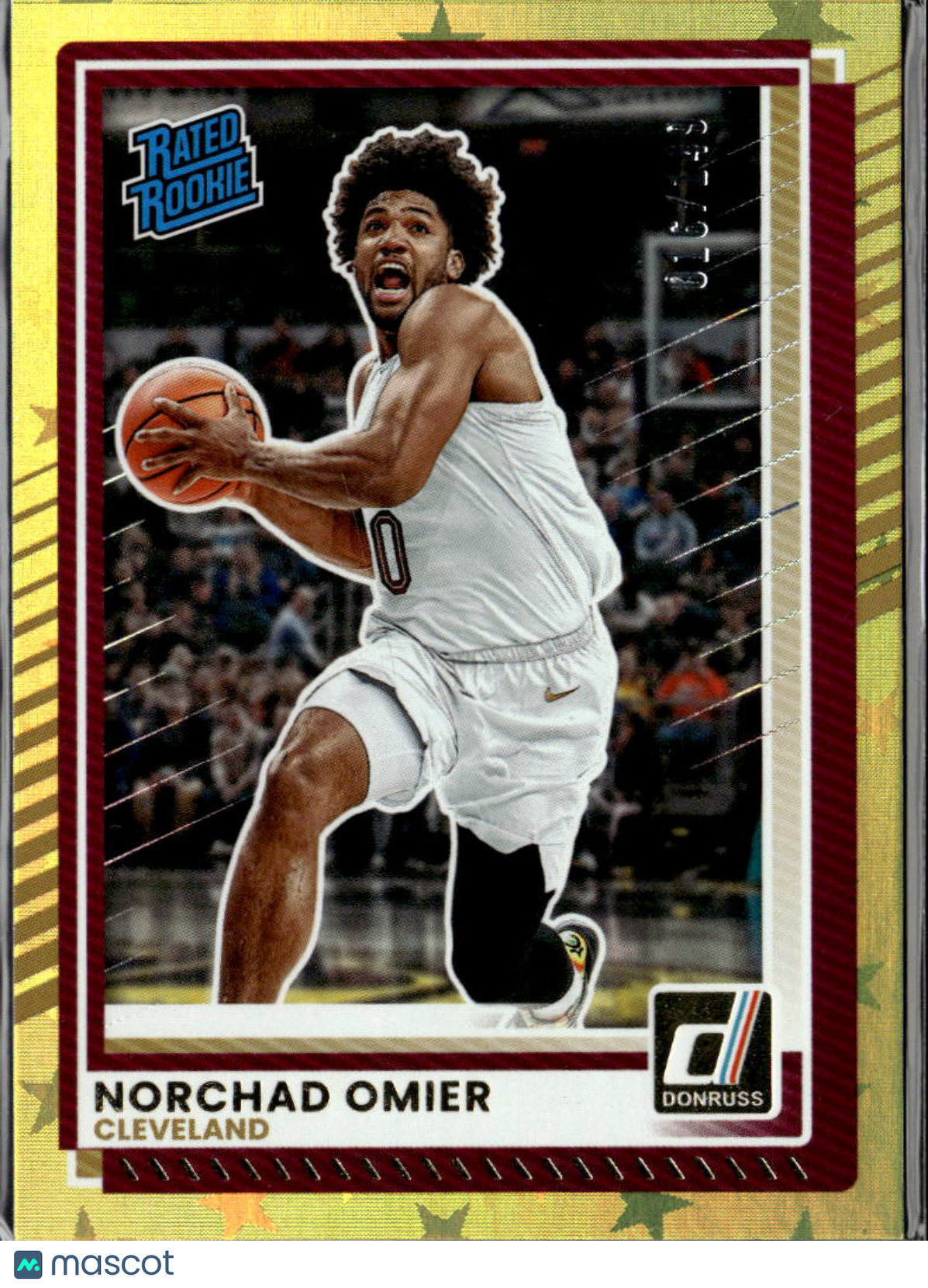 Norchad Omier 2025 Panini Donruss Gold Stars 16/149 Cleveland State Vikings