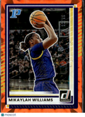 Mikaylah Williams 2025 Donruss Basketball Orange 83/99