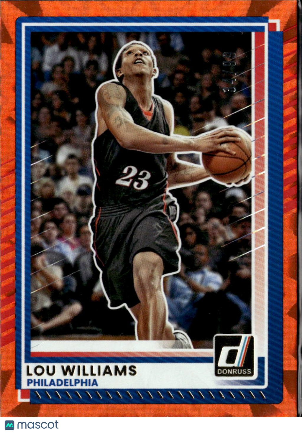 Lou Williams 2025 Donruss Orange  34/99 Philadelphia 76ers