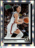 Morgan Cheli 2025 Panini Donruss Basketball Silver Laser RC 57/199