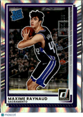 Maxime Raynaud 2025 Panini Donruss Silver Laser 105/199 Sacramento Kings