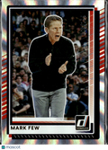 Mark Few 2025 Panini Donruss Silver Laser 68/199 Gonzaga Bulldogs
