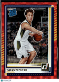 Taelon Peter 2025 Donruss Red Laser RC 116/125 Indiana Hoosiers