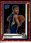 Kam Jones 2025 Donruss Red Laser RC 52/125 Indiana Hoosiers