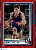 John Stockton 2025 Donruss Red 100/125 Utah Jazz