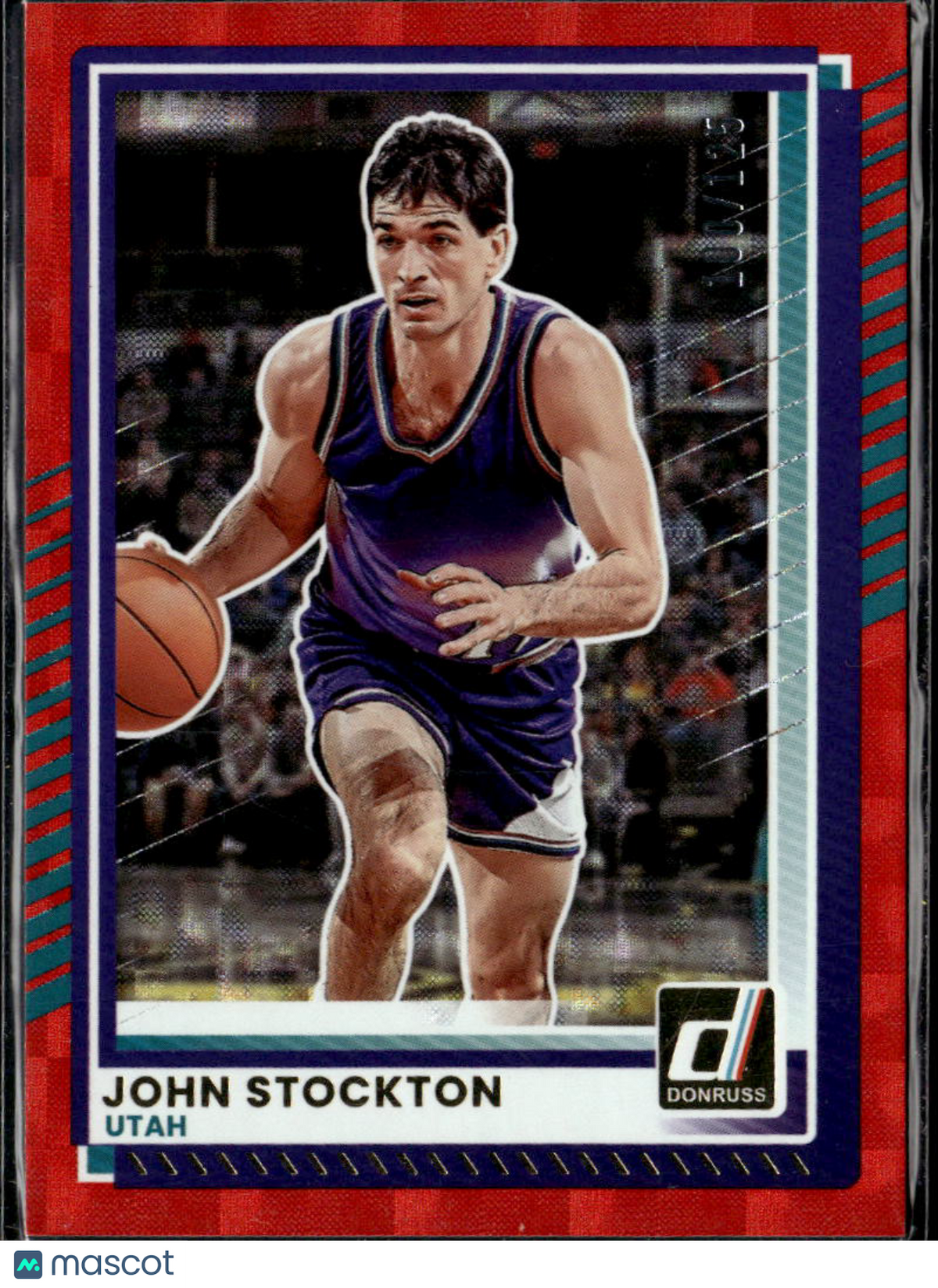 John Stockton 2025 Donruss Red 100/125 Utah Jazz