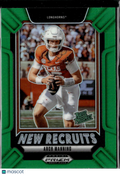 Arch Manning 2025 Prizm Draft New Recruits Green Prizm Rookie Texas Longhorns