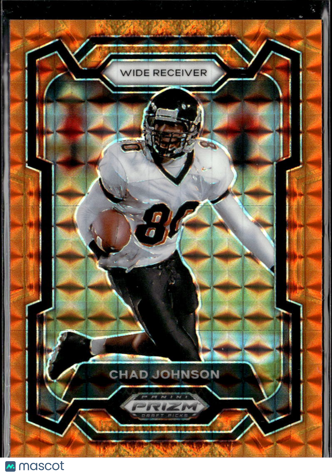 Chad Johnson 2024 Prizm Draft Orange Prizm 27/39 Oregon State Beavers Bengals