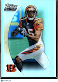 Chad Johnson 2005 Topps Draft Picks & Prospects Gold Refractor 73/199 Bengals