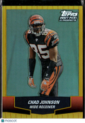 Chad Johnson 2004 Topps Draft Picks GOLD Refractor Cincinnati Bengals