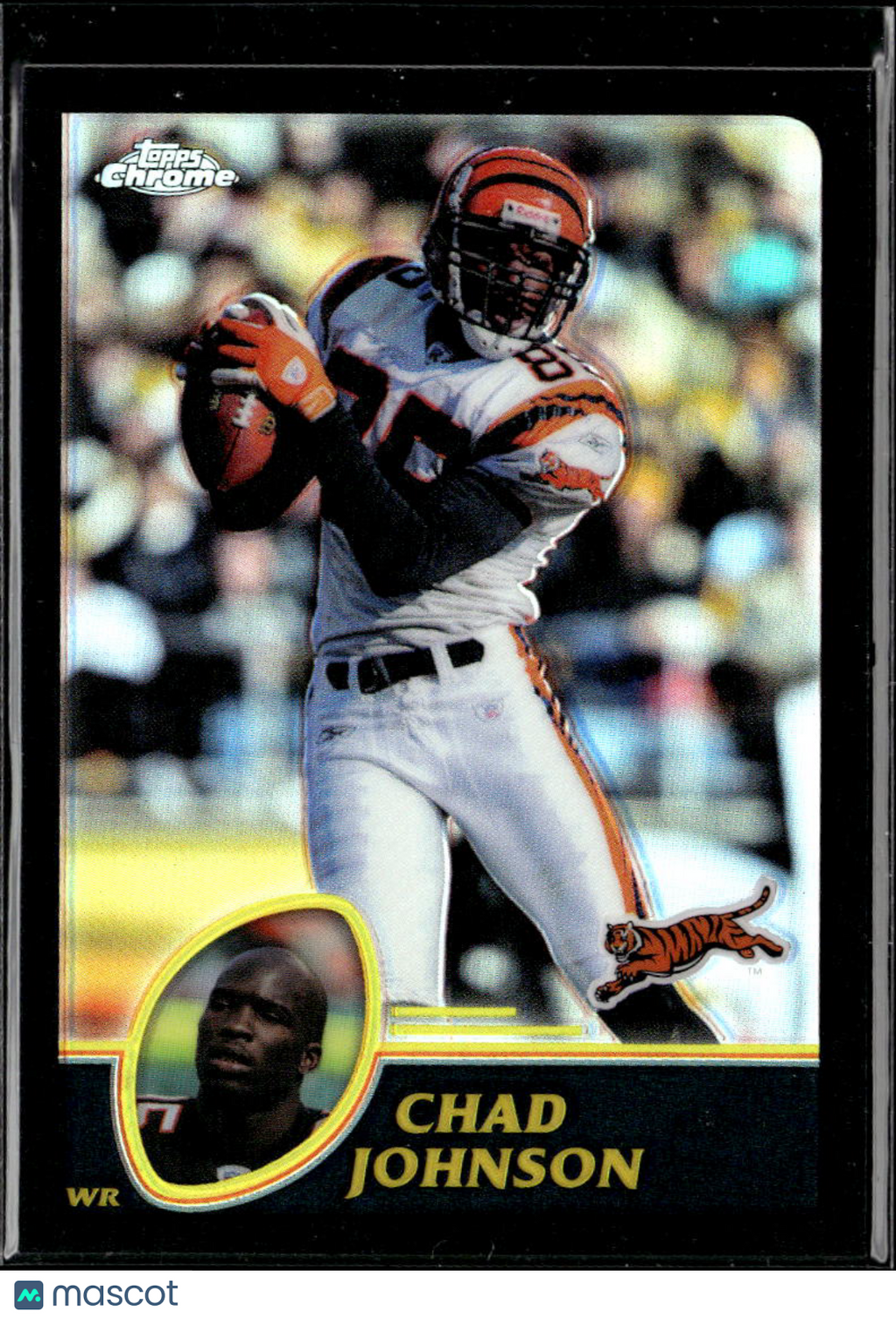 Chad Johnson 2003 Topps Chrome Black Refractor 414/599 Cincinnati Bengals