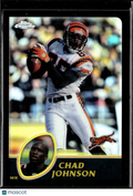 Chad Johnson 2003 Topps Chrome Black Refractor 414/599 Cincinnati Bengals