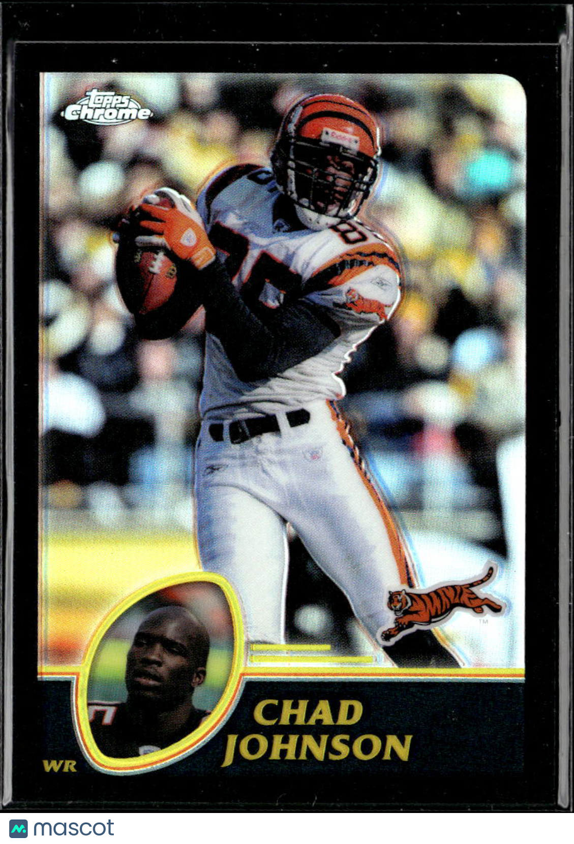 Chad Johnson 2003 Topps Chrome Black Refractor 414/599 Cincinnati Bengals