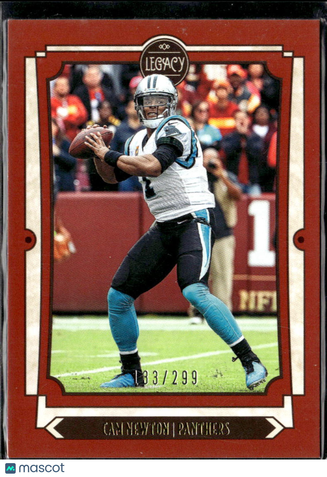 Cam Newton 2019 Panini Legacy Red 133/299 Carolina Panthers