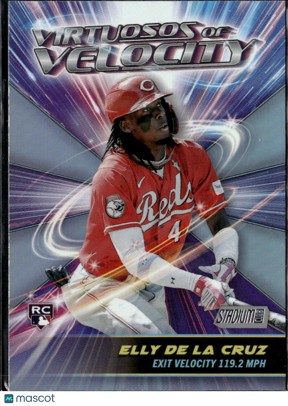 Elly De La Cruz 2024 Topps Stadium Club Virtuosos of Velocity Rookie RC Reds
