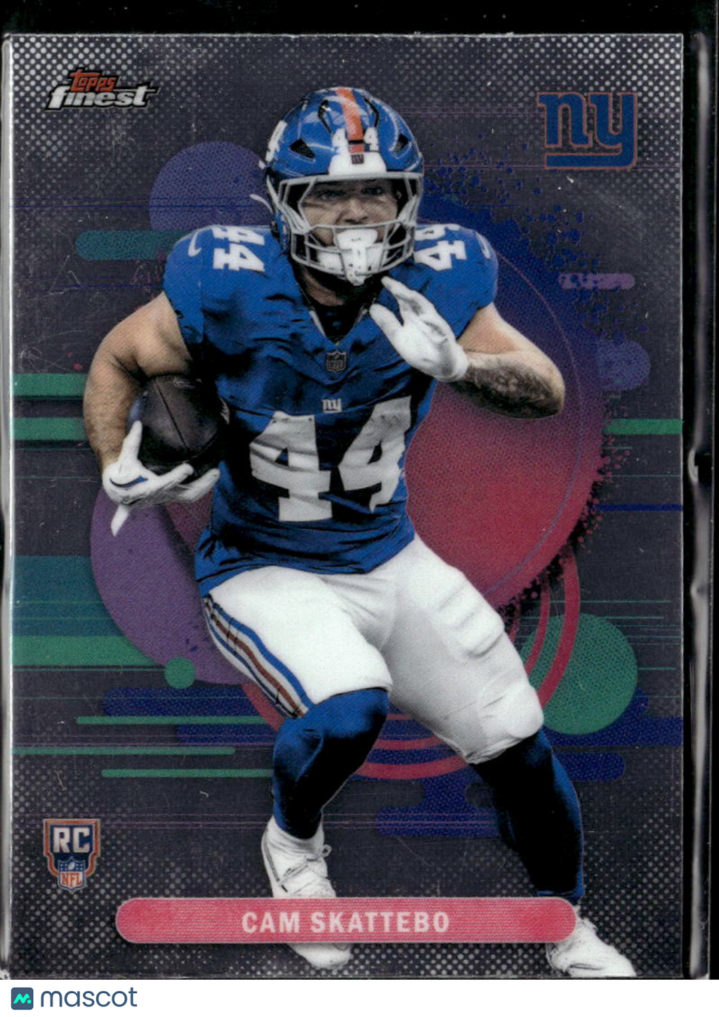 Cam Skattebo 2025 Topps Finest RC Rookie New York Giants