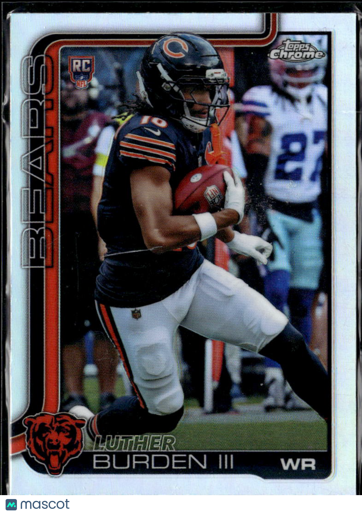Luther Burden III 2025 Topps Chrome RC Rookie Refractor Chicago Bears